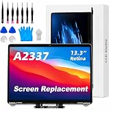 JYYSCRN A2337 Screen Replacement A2337 LCD for 13 inches MacBook M1 air 2020 Year 2560x1600 Replacement LCD Full Assembly for EMC 3598 MGN63 Space Gray