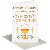 American Greetings First Communion Congratulations Card for Child (God's Grace and Blessings)