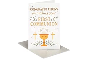 American Greetings First Communion Card (Grace and Blessings)