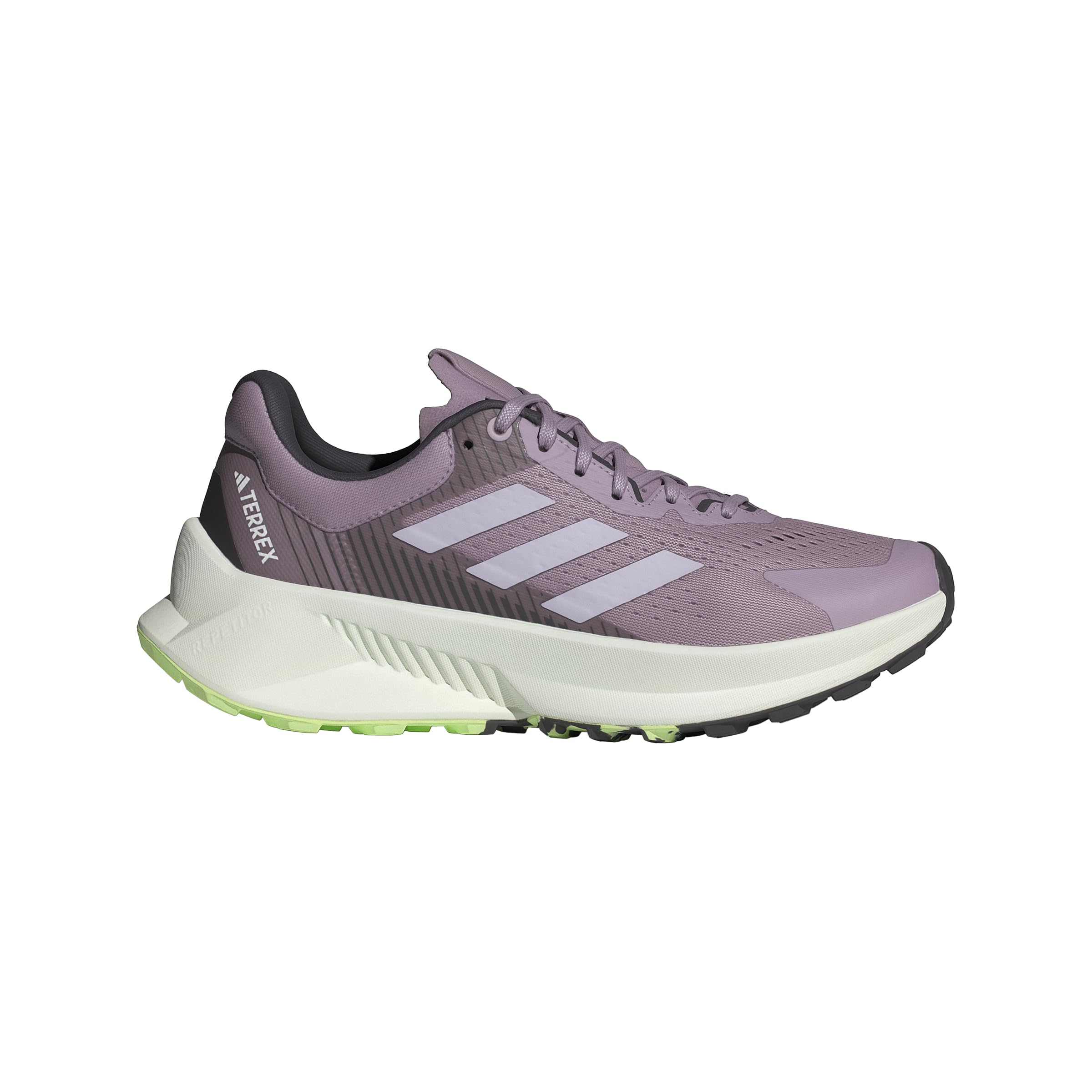 Adidas Women’s Terrex Soulstride Flow, Preloved Fig/Silver Dawn/Aurora Black, 6