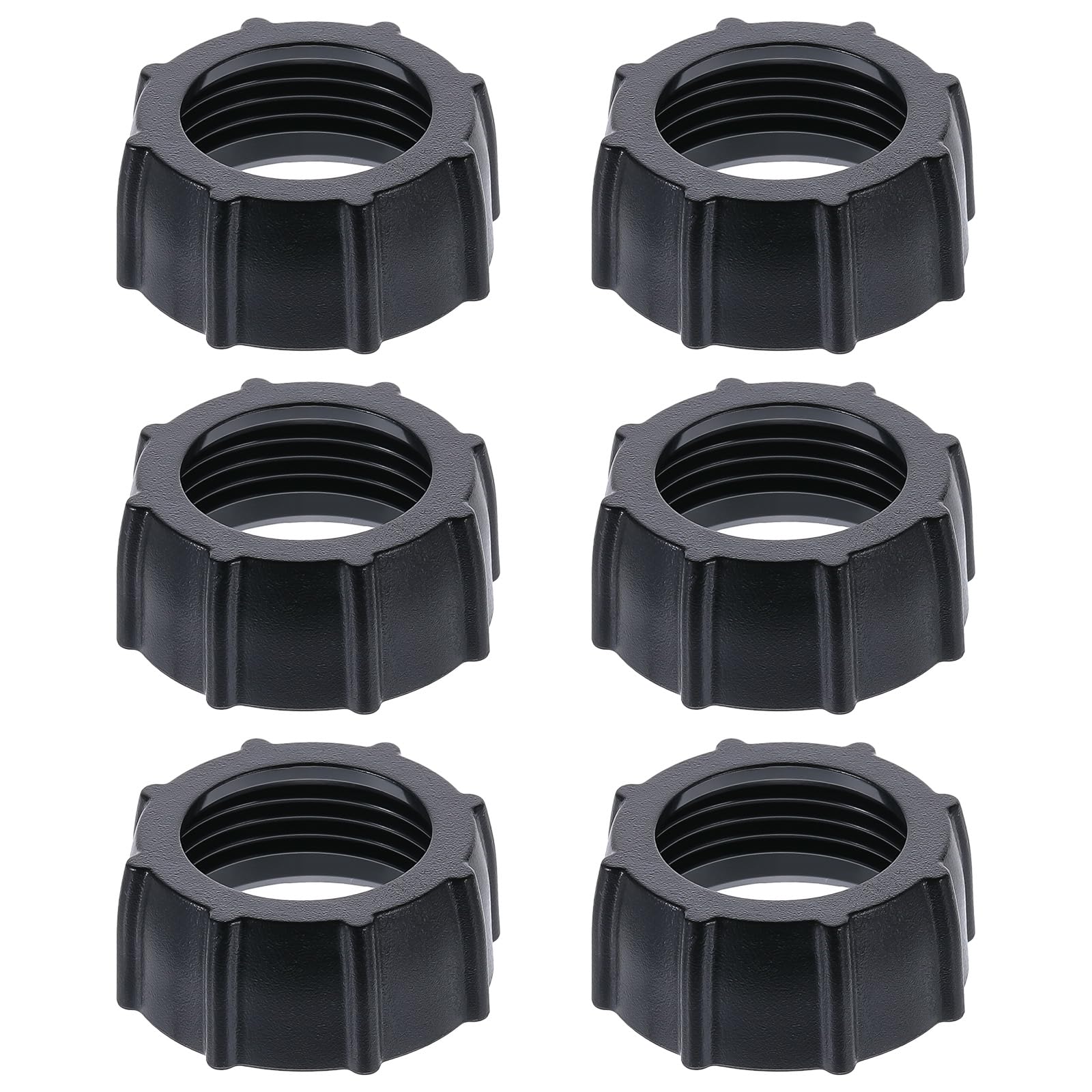 6 PCS Tightening Nut for Replacement Car Mount Screw-On for 17mm Ball Head, Car Phone Mount Replacement Parts Tightening Nut Ball Fixed Adapter Head Bracket Holder Ring for DVR Mobile Phone Holder