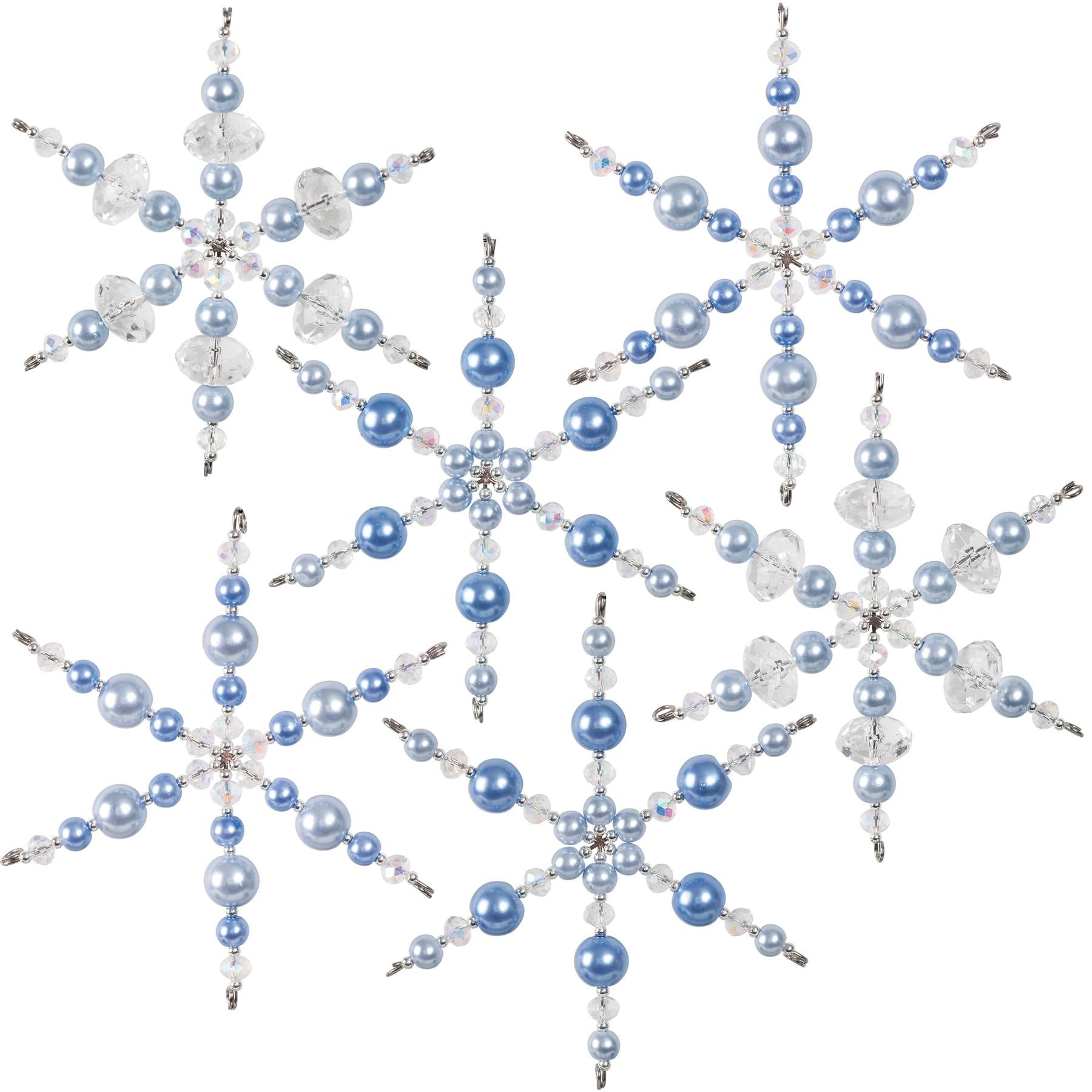 Solid Oak NC004 Nostalgic Christmas Beaded Crystal Ornament Kit, Multi-Colour,13.71 x 14.73 x 2.279 cm