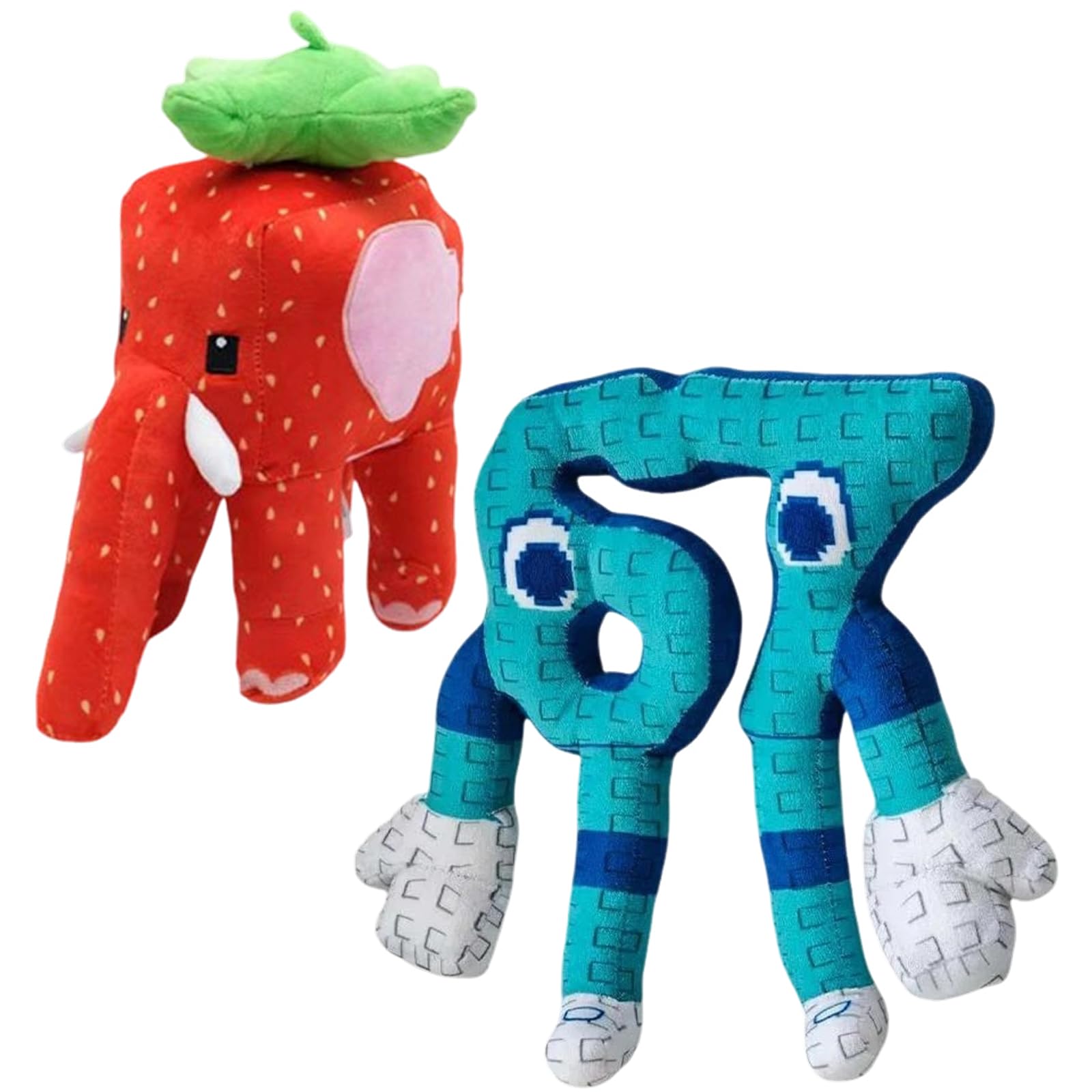 SiumPklay Steal a Brainrot Plush Set, Strawberry Elephant and 67 brainrot plush for Fans Home Decor, Cute Plushies Collection Gift for Kids Adults — image 1