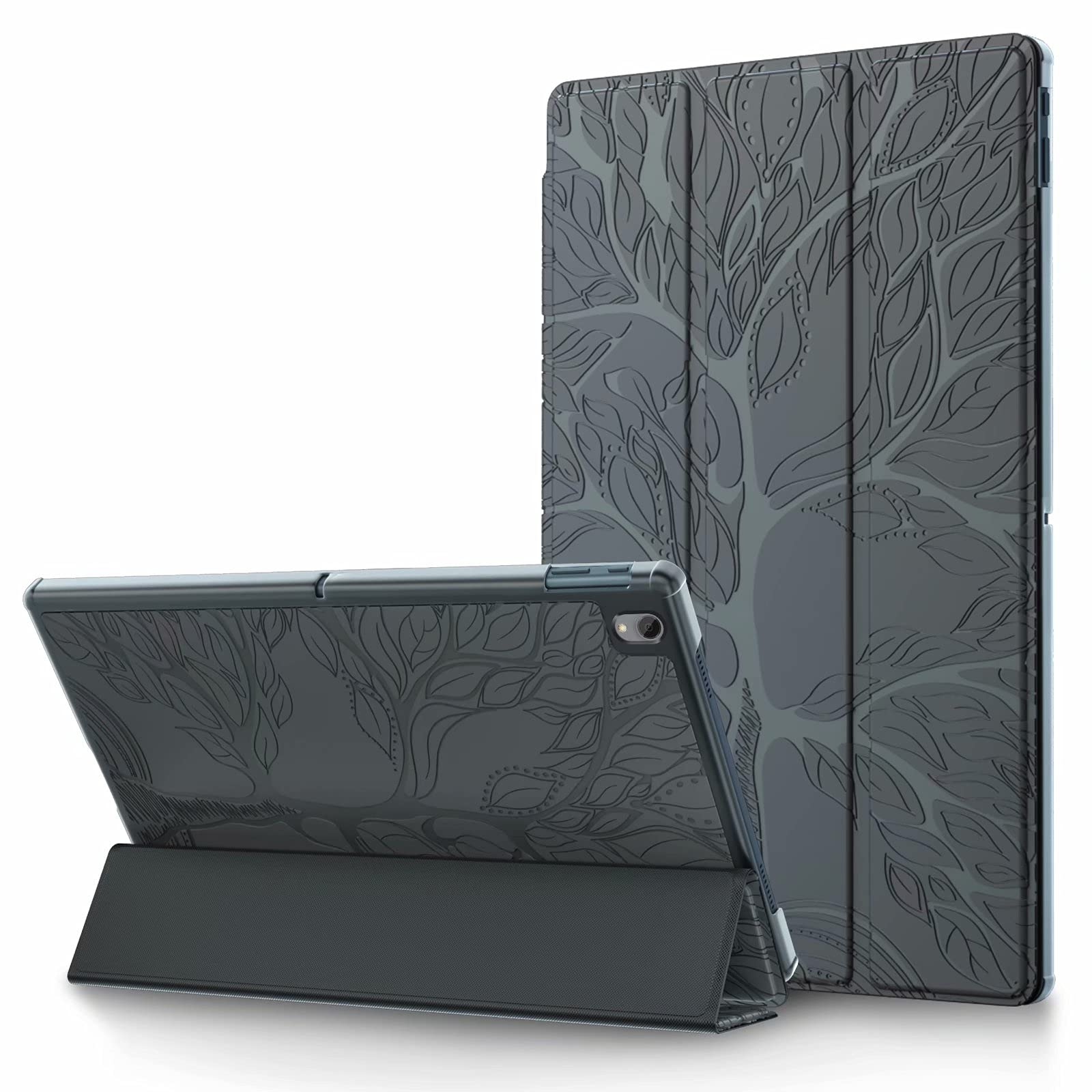 MUTOUREN Case for Lenovo Tab P11 11-inch Full HD Tablet 2020 (TB-J606F/TB-J606X), Ultra Slim Lightweight Flip Folio Stand Smart PU Leather Cover with Auto Sleep/Wake (Gray)