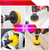 QTACIE Drill Brush Set 4Pcs Power Scrubber Attachments for All Surfaces view 7