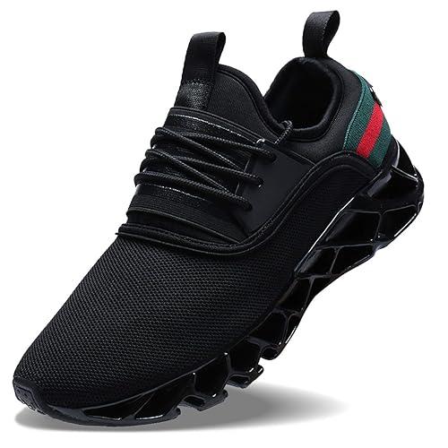 Wonesion Herren Fitness Laufschuhe Atmungsaktiv Rutschfeste Mode Sneaker Sportschuhe, ,