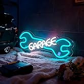 Neonawall Garage Neon Sign for Wall Decor Light Up Letters Business Led Sign Birthday Party Signs Led Decorative Night Signs Room Decorations Racing Car Party Gifts for Car Lovers Home Bedroom Bar