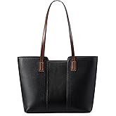 MFFOR Genuine Leather Tote Bag, Shoulder Bags for Women, Top Handle Handbags, Large Purse for Work Travel Shopping