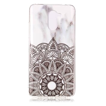 Lomogo Huawei Y7 2017/Y7 Prime/Holly 4 Plus Case Soft Silicon Case Shockproof Anti-Scratch Marble Case Cover for Huawei Y7/Y7 Prime 2017 - LOYHU20983 L3