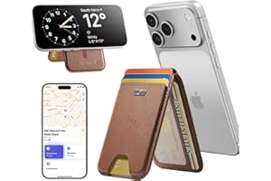 ESR Geo for Magsafe Wallet with Full Find My Functionality, Wallet Tracker with Adjustable Stand, for iPhone 17/16/15/14/13/1