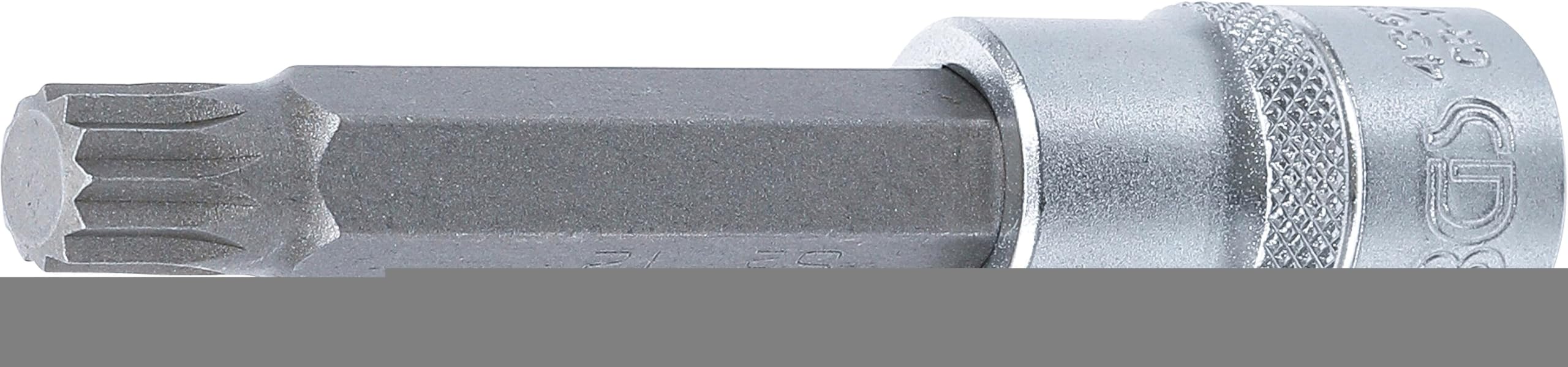 BGS 4363 | Bit Socket | length 100 mm | 12.5 mm (1/2") Drive | Spline (for XZN) | M12