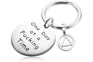 Lywjyb Birdgot One Day at a Fucking Time Keychain(One Day At A Fucking Time)