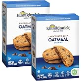 Kinnikinnick Gluten Free Oatmeal Chocolate Chip Cookies, 7.75 oz (2-Pack) | Classic Oatmeal Cookie with Smooth Dark Chocolate Chips, Allergy Friendly, Vegan, Kosher, Nut Free, Peanut Free, Soy Free