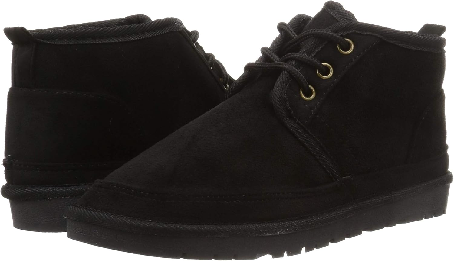 【ジェリービーンズ】スタイルジェリービーンズ ファッションブーツ レースアップムートンブーツ レディース 黒S