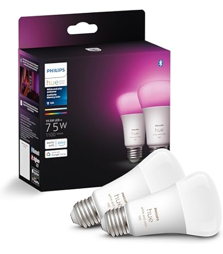 PHILIPS Hue White Ambiance 800 LED 5個セット Philips Hue Smart 60W A19 LED Bulb - White and Color Ambiance