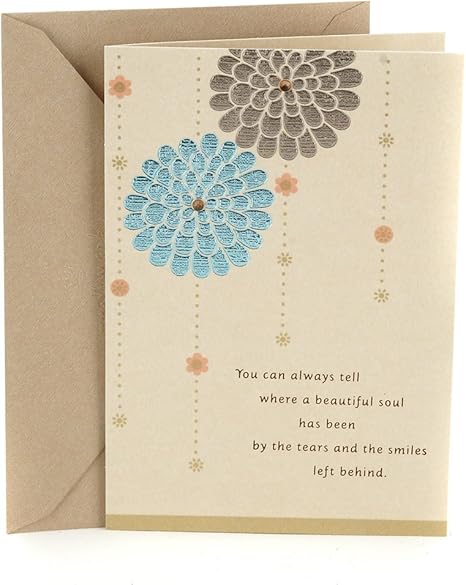 Amazon Com Hallmark Sympathy Card Beautiful Soul Office Products