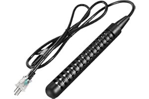 GRILLME 1500W Immersion Water Heater,Fully Submersible Portable Electric Heater,5 Galons Bucket Heater,100% Waterproof,Easy and Convenient to Use