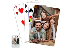 Custom Playing Cards Personalized Cards Deck with Photo Customized Poker Cards Gift for Weddings Christmas Parties Family Sty