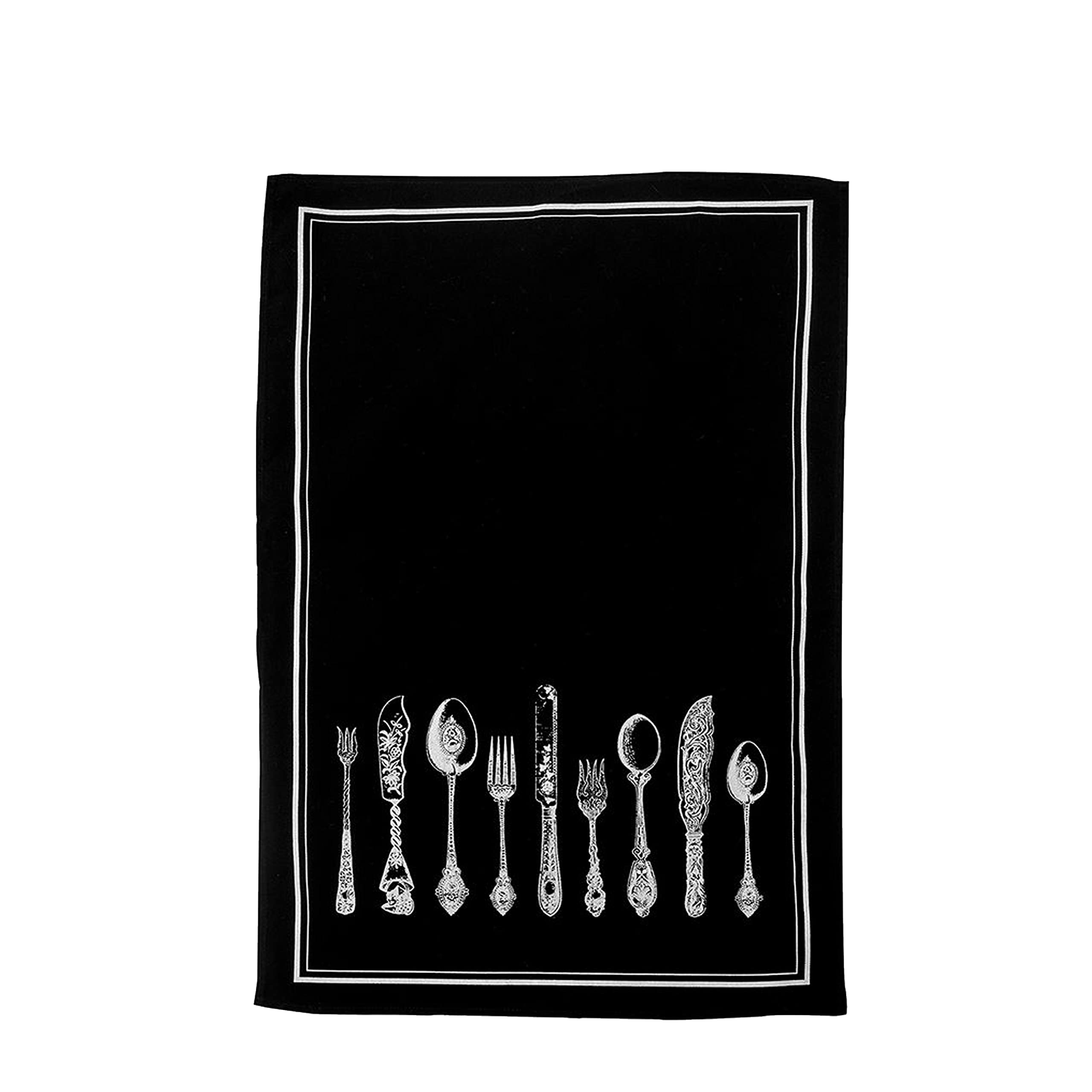 Auntie Morags Eddingtons - Vintage Silverware Tea Towel
