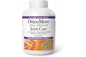 Natural Factors, OsteoMove Joint Care, Extra Strength Support for Joint and Bone Health, Non-GMO, 120 tablets (60 servings)