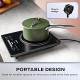 Daewoo 2200W Portable Induction Hob with 6 Presets & Timer view 5