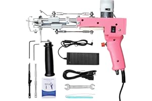 ZOWWFAST Tufting Gun Kit, 2 in 1 Cut Pile/Loop Pile Carpet Tufting Kit Beginner's Carpet Maker Starter Kit