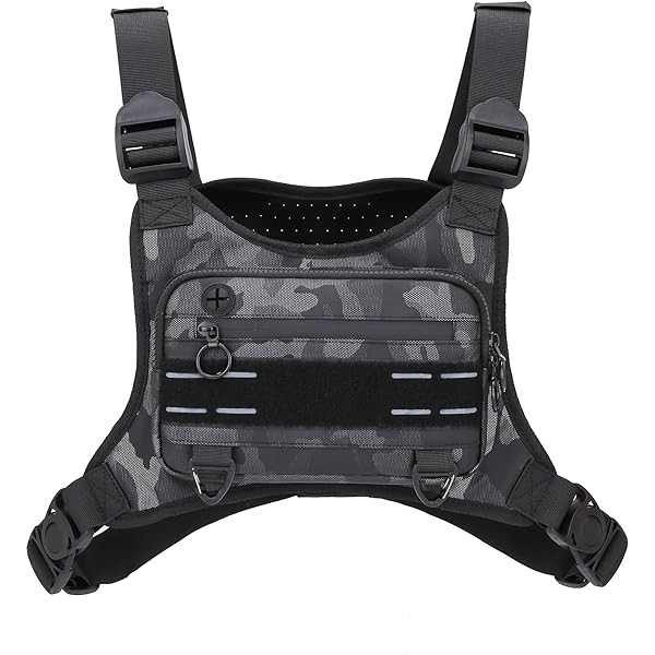 WOLF TACTICAL Brusttasche – Kompakt, Aus 600D Nylon | Für Sport, Laufen & Training | Mit MOLLE-Bändern