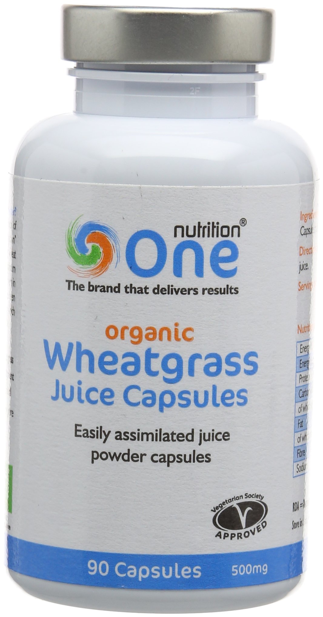 Buy One Nutrition Wheatgrass Juice Capsules Natures Multivitamin