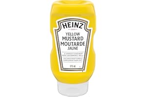 Heinz Yellow Mustard (24 x 375 mL Squeeze Bottle)