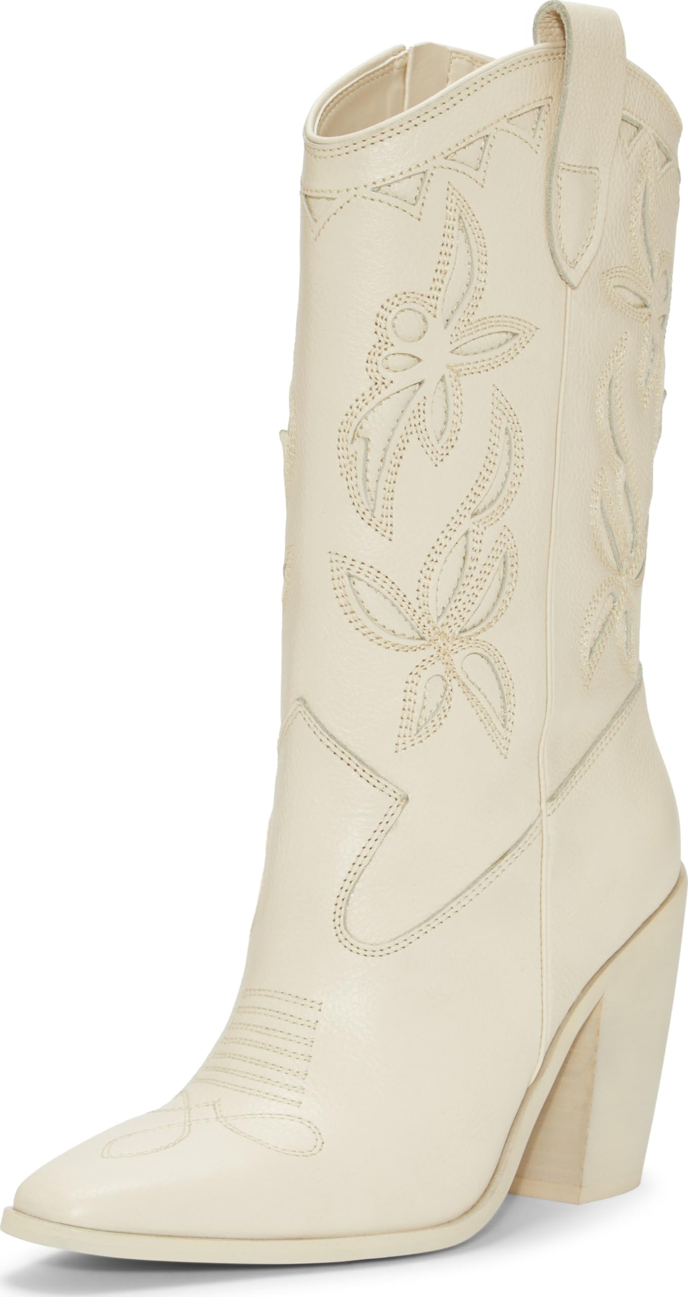 Vince Camuto Women’s ALISAH Mid Calf Boot, Rich Cream, 8