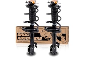 KUIPERAUTO Front Complete Struts Coil Spring Assembly 272211 272212 Compatible with 2004-2006 Lexus RX330, 2007-2009 RX350, 2006-2008 RX400h, 2004-2007 Toyota Highlander Shock Absorbers