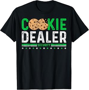 Funny Scout Cookie Dealer Security Cookie Girl Troop Leader T-Shirt