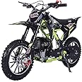 X-PRO Hawk Mini Dirt Bike, Gas Power 4 Stroke Dirt Bike! 40CC Pit Bike, Pull Start, 10" Wheels! (Green(New Decals))