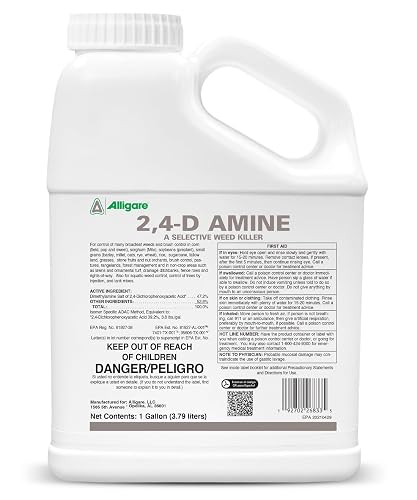 ALLIGARE 2,4-D Amine Weed Killer Concentrate - Post Emergent Herbicide ...