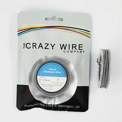Kanthal A1 Typ Draht – Deluxe 'CLAPTON Coil, – doppelt gewickelt – 0,5 mm (24 AWG) X 2 Central Wire & 0,2 mm (32 AWG) Wrap Dr