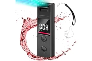 HYANEXVEXAL Breathalyzer, Professional-Grade Accuracy Breathalyzers for Alcohol, Portable Alcohol Tester with 3-Color Screen LCD Digital Display, Alcohol Breathalyzer Tester, Memory, Warning Function for Home Use
