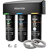 Waterdrop TSA 8 Layer Under Sink Water Filter System, Under Sink Water Filtration System, Reduces PFAS, PFOA/PFOS, Fluoride, 