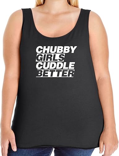 chubby girl tank top