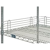 Nexel Wire Shelf Ledge, 48"W x 4"H, Chrome