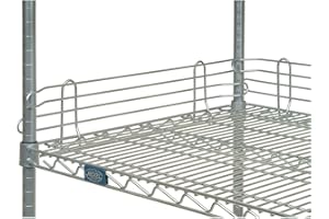 Nexel Wire Shelf Ledge, 48"W x 4"H, Chrome