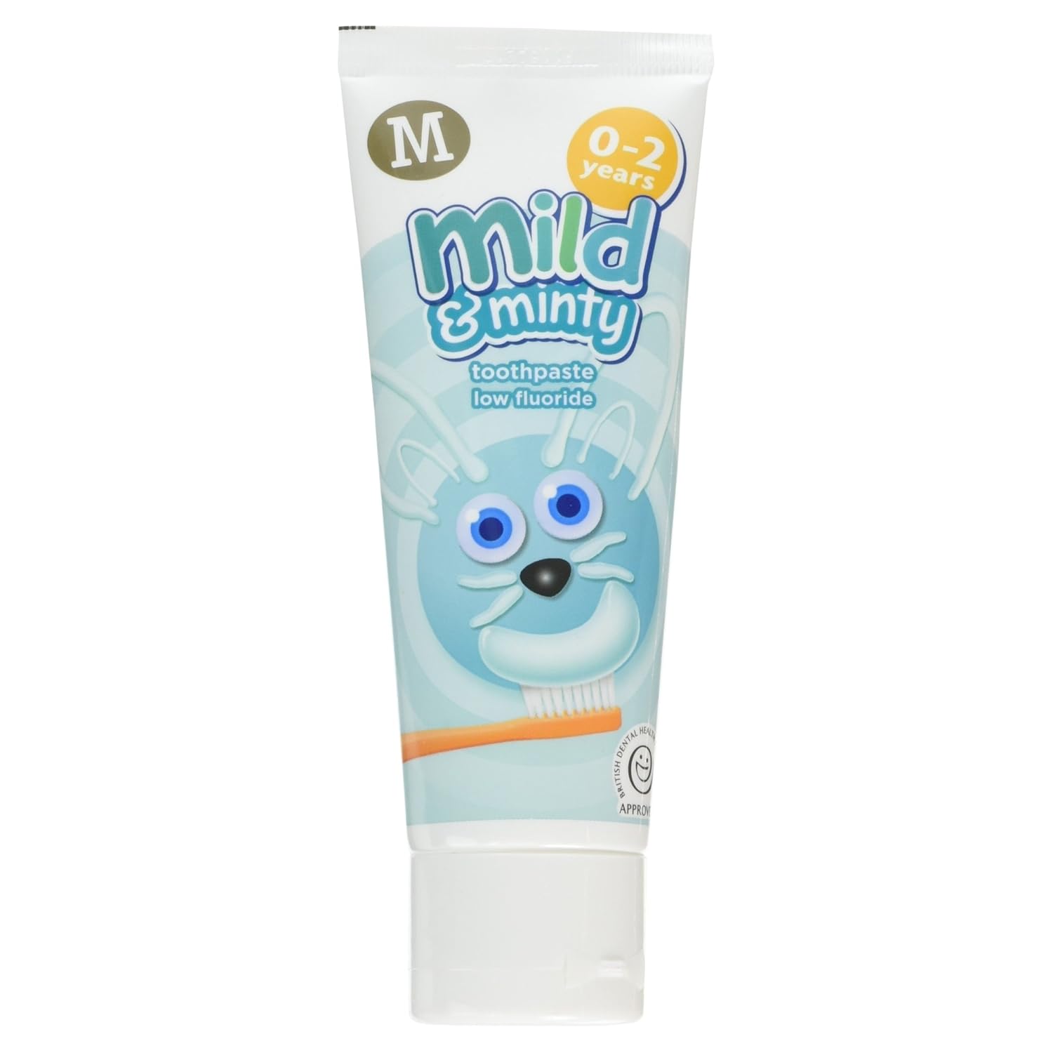 Morrisons Mild & Minty Low Fluoride Toothpaste for 02 Years, 75ml