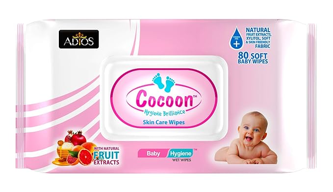 Cocoon Skin Care Baby Wipes (2 * 80=160 Wipes)