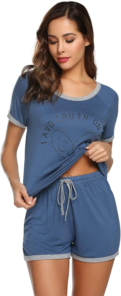 short sleeve and shorts pajama set