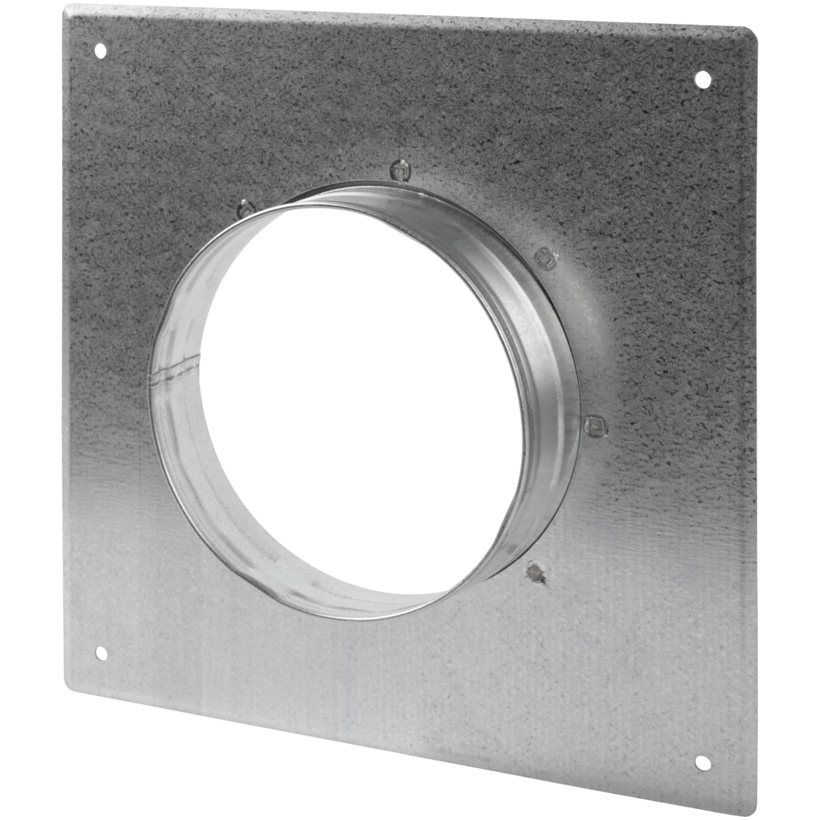 Repa Market 5 Inch (125mm) Duct Connector Flange – Galvanized Steel Wall Mount Vent Plate – Round HVAC Pipe Flange for Rigid or Flexible Ducting – Heating, Cooling & Air Ventilation Systems