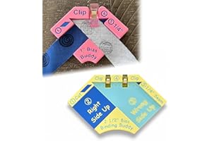 Bias Binding Buddy for Bias & Straight Bindings, Quilting Sewing Tool with Color Coded Steps, Binding Maker Guide with Clips,