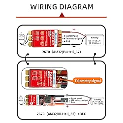 SEQURE 2670 Brushless ESC,70A RC Motor Electric