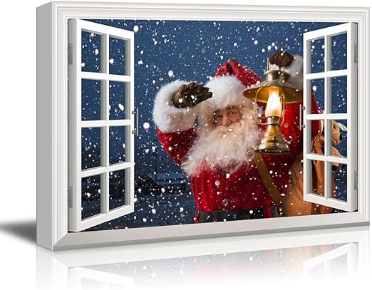 Amazon Com Wall26 Canvas Print Wall Art Window Frame Style