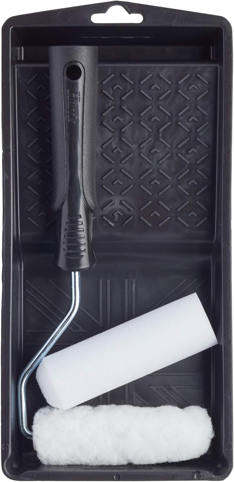 Harris Essentials Mini Roller Set 4” Emulsion & Gloss Sleeves Tray Frame