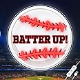 HAJAE Baseball Neon Signs for Wall Decor, Dimmable Baseball Led Neon Lights for Bedroom Man Cave Garage Home Bar Dorm College Club Party Game Room Decor, USB Powered, Sports Led Light for Gifts