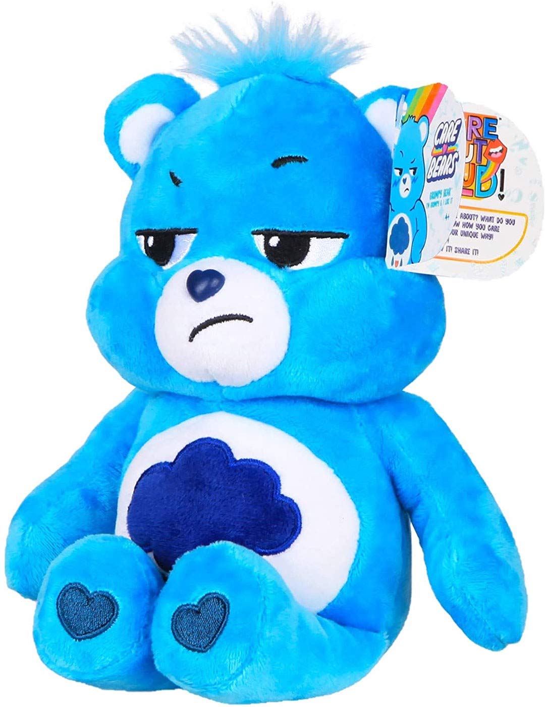 Basic Fun Care Bears Grumpy 22cm Bear Plush Toy | Collectable Soft Bear for Kids for Boys & Girls | Perfect for Cuddling and Play